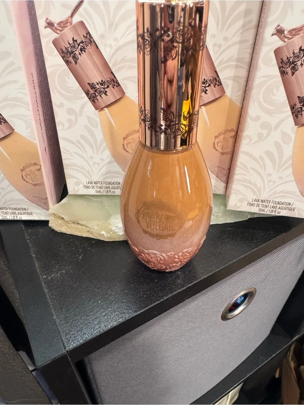 Lot 4 PRETTY VULGAR COOL AF LAVA Water Foundation 35ml shameless skin shade 72